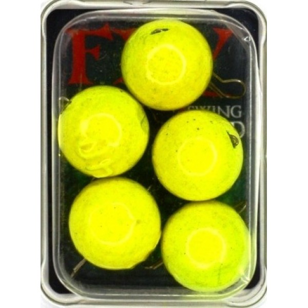 Грузило для лову риби, вухате, розбірне, 5шт/уп, колір Lime, вага 40г